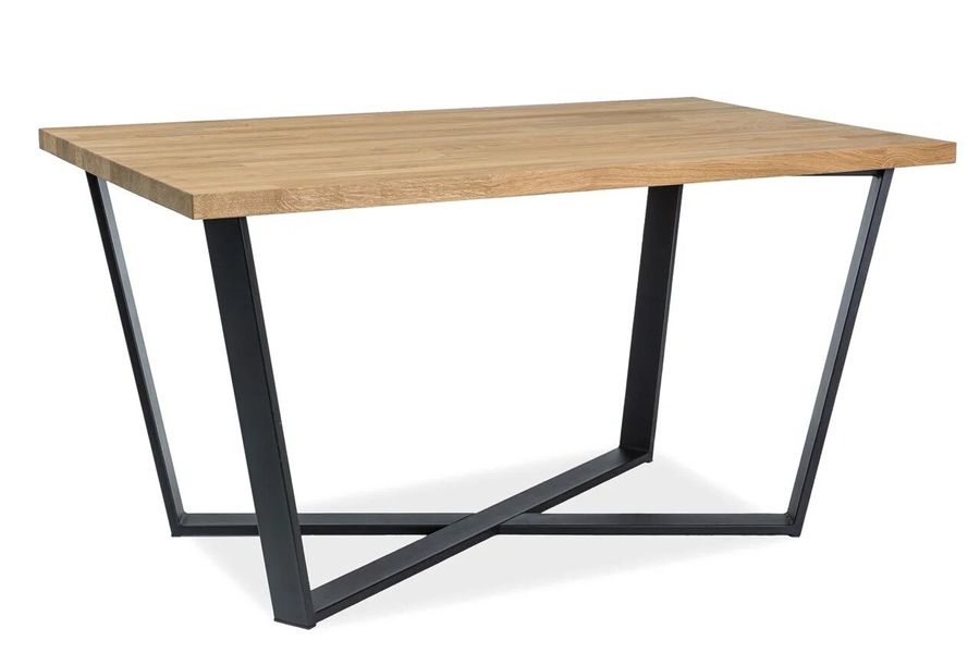 Большой обеденный стол SIGNAL Marcello 150x90 из массива дерева Польша