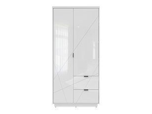 Шкаф в прихожую BRW Forn S471-SZF2D2S-BIP, белый глянцевый/белый глянцевый, из Польши фото - artos.in.ua