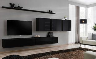 Комплект мебели в гостиную ASM Switch VII 26 ZZ SW 7 Черный из Польши фото - artos.in.ua