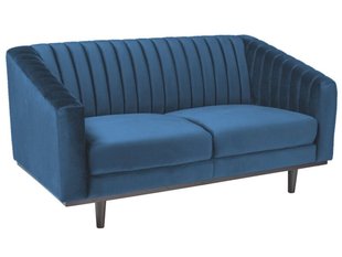 Синій диван софа ASPREY 2 SIGNAL вельвет у скандинавському стилі Польща фото - artos.in.ua