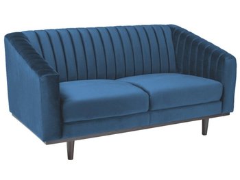 Синій диван софа ASPREY 2 SIGNAL вельвет у скандинавському стилі Польща