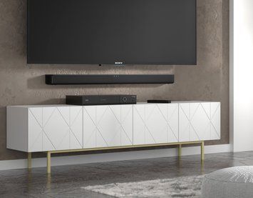Тумба под телевизор KAIRO 180 белая BIM FURNITURE фото - artos.in.ua