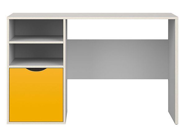 Письмовий стіл BRW Stanford S411-BIU-SOI, фанера / світло-сірий,