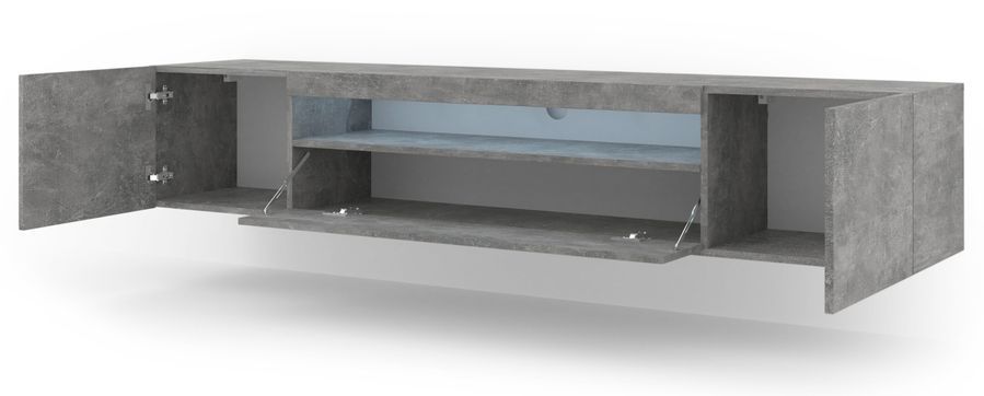 Тумба для под телевизор AURA 200 бетон BIM FURNITURE фото - artos.in.ua