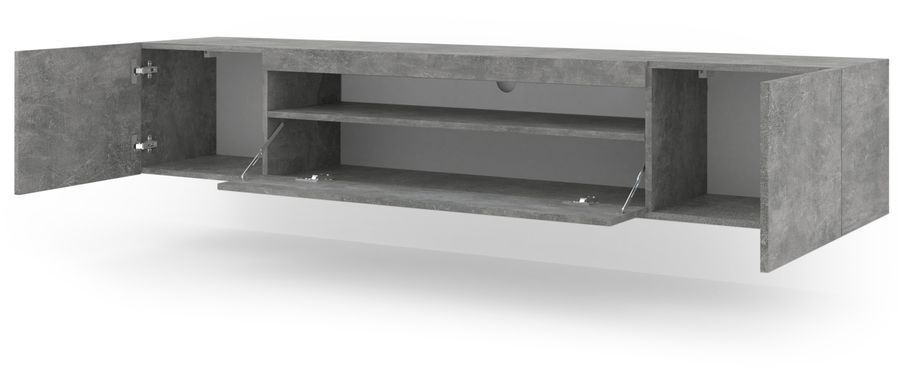 Тумба для под телевизор AURA 200 бетон BIM FURNITURE фото - artos.in.ua