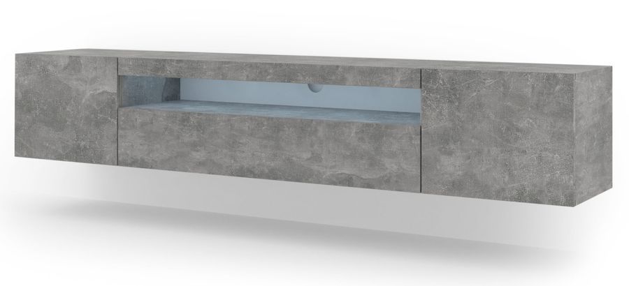 Тумба для под телевизор AURA 200 бетон BIM FURNITURE фото - artos.in.ua