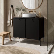Тумба під умивальник MONA UM 80 D2 Cama чорна