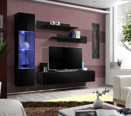 Комплект мебели в гостиную ASM FLY G 23 ZZ FY G3 Черный из Польши фото - artos.in.ua