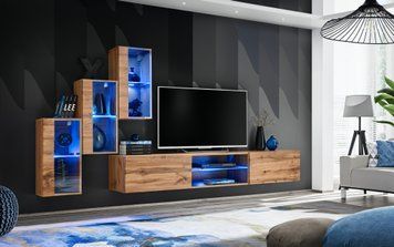 Комплект мебели в гостиную ASM Switch XXII WT SW 22, дуб Wotan фото - artos.in.ua