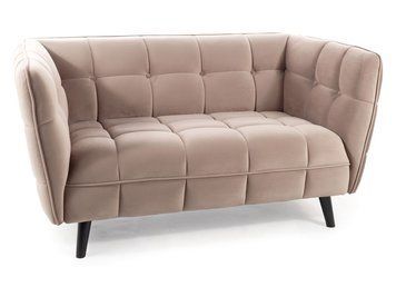 Диван CASTELLO 2 Signal 145&times;85&times;78, темно-бежевий, велюр Bluvel 40 фото - artos.in.ua