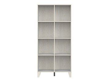 Стелаж BRW Stanford S411-REG/18/8-SOI, фанера, світло-сірий фото - artos.in.ua