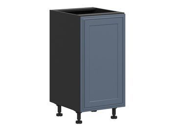 Тумба кухонная нижняя BRW Verdi 40 &mdash; чёрный / мистический мат, левое открывание фото - artos.in.ua