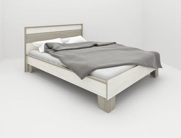 Двуспальная кровать Сара СОКМЕ 160 &times; 200 см, пино аурелио / мадагаскар фото - artos.in.ua
