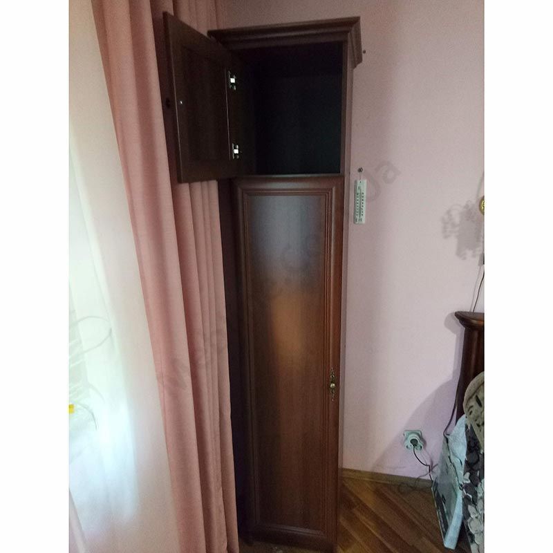 Пенал с антресолью Барон Меблі Сервіс, 40 см, орех фото - artos.in.ua
