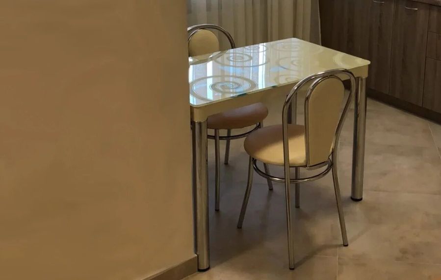 Кухонний стіл з малюнком DAMAR II 100x60 SIGNAL кремовий Польща